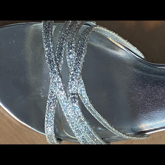 Silver Slide Sandals - Picture 3 of 6
